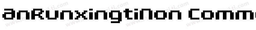 AnRunxingtiNon Commercialuse字体转换